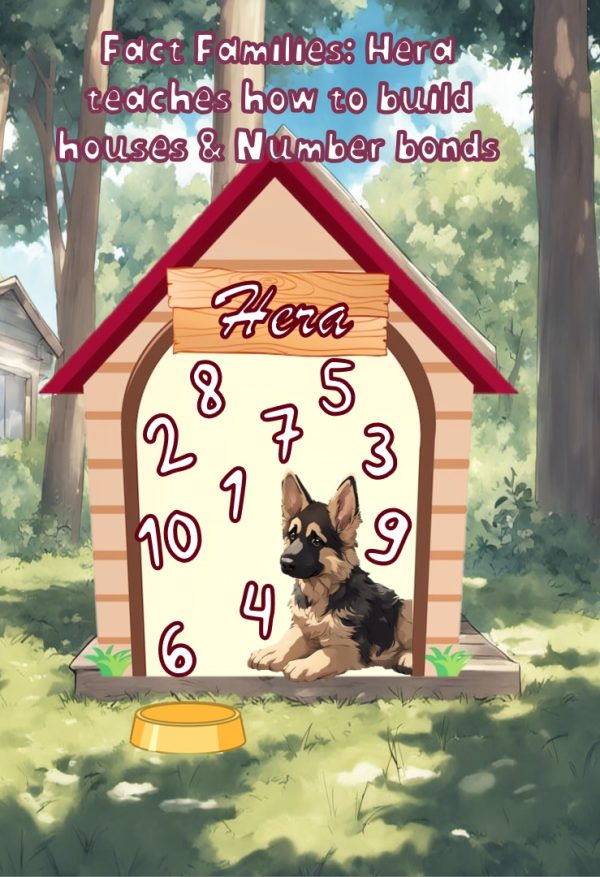 Fact families : Hera teaches how to build house & number bonds